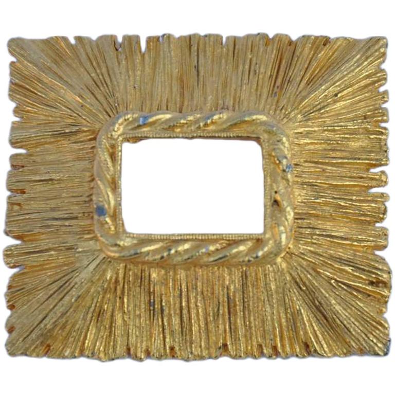 Broche "Marco" de oro dorado