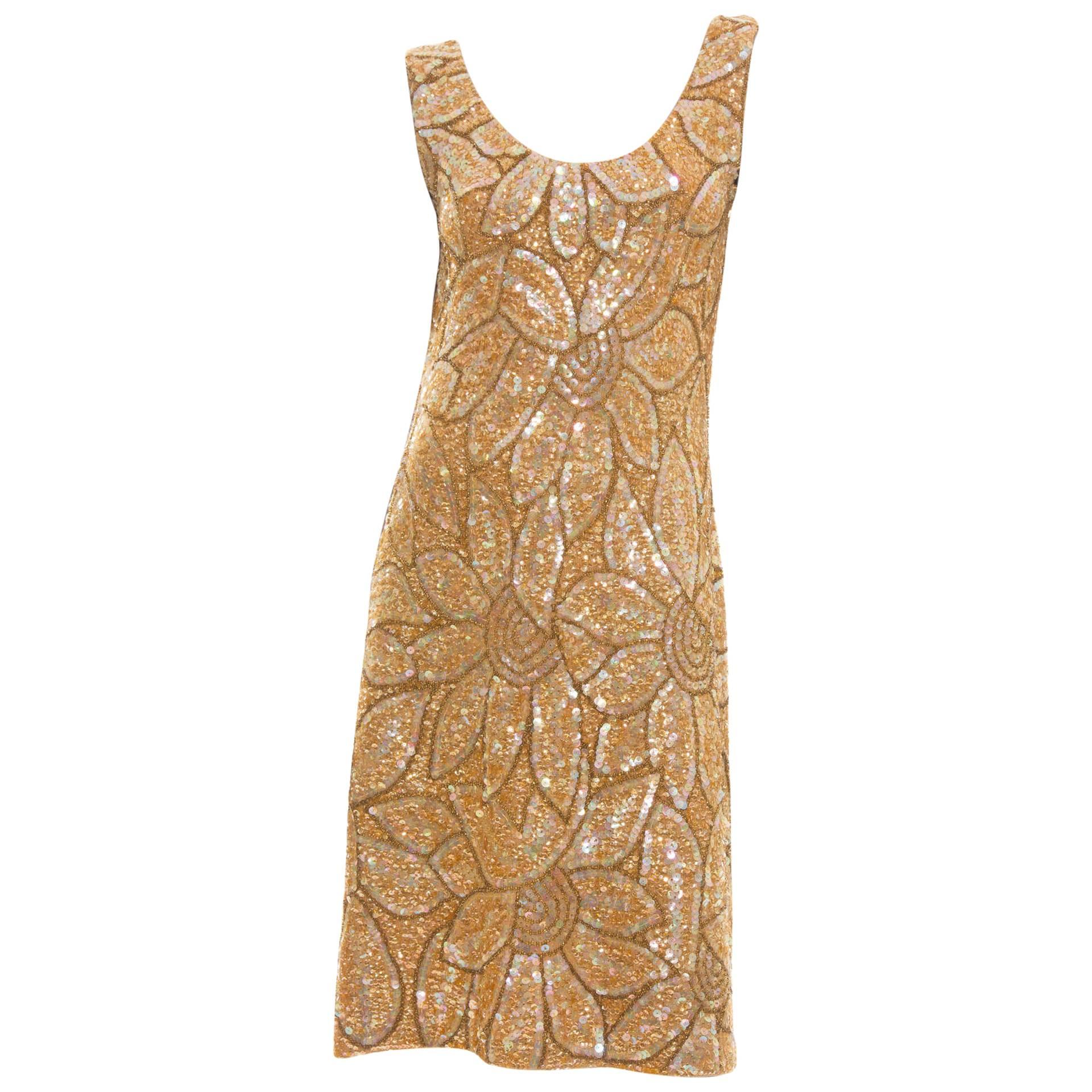 Gene Shelly's Boutique International Knit Sequined Dress And Top, Circa 1960 For Sale