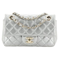 Chanel Classic Single Flap Bag Quilted Iridescent Calfskin Mini 