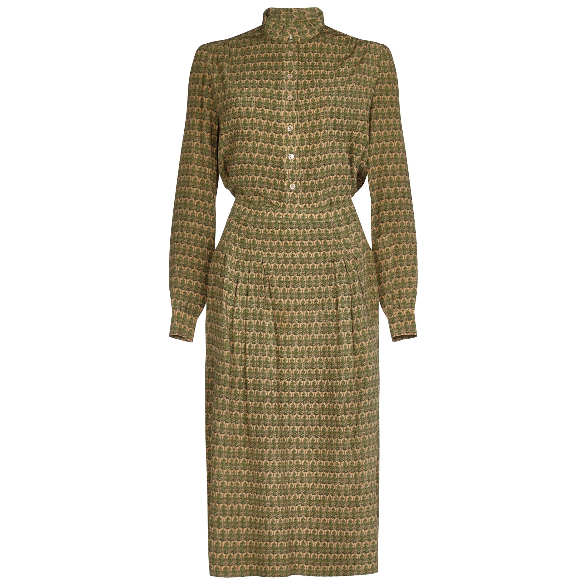 Rare 1940's Hermes Three Piece Suit, Museum de accession at 1stDibs