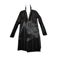 Issey Miyake Dark Navy Flared Stencil Jacket 4