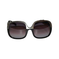 Phillip Lim Black Lucite & Stainless Steel Sunglasses