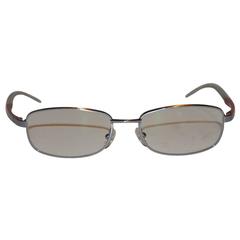Christian Dior Clear Lucite with Silver Hardware glasses
