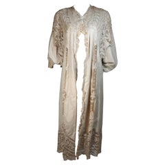 Antique Lace Coat with Bell Sleeve Detail