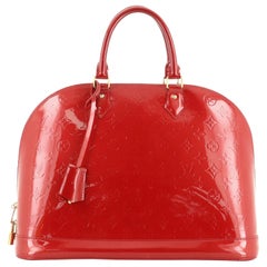 Louis Vuitton Alma Handbag Monogram Vernis GM