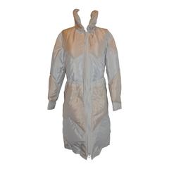 Issey Miyake Abstract Down Coat with Adjustable Drawstring 10
