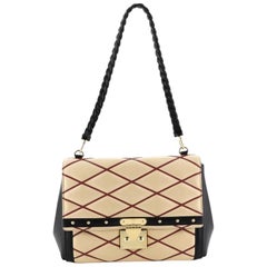 Louis Vuitton Pochette Flap Handbag Malletage Leather