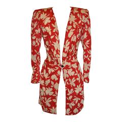 Emanuel Ungaro Cream
Red Crepe de Chine Single-Button Jacket Vintage Emanuel Ungaro Cream
Red Crepe de Chine Single-Button Jacket