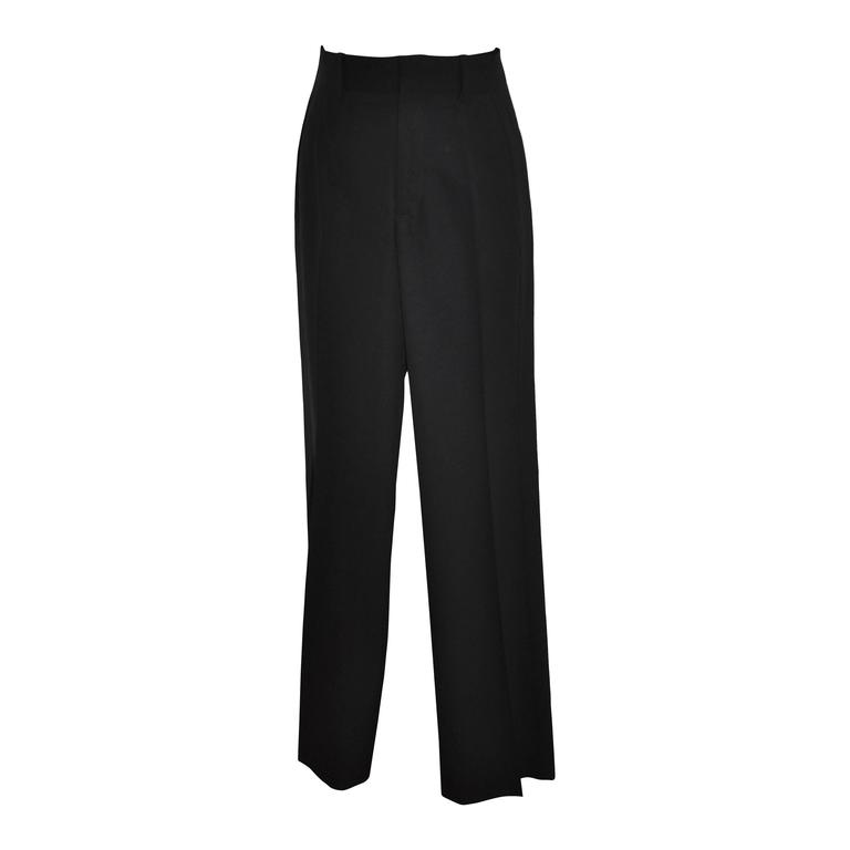 Gucci - Pantalon en gabardine de laine noir