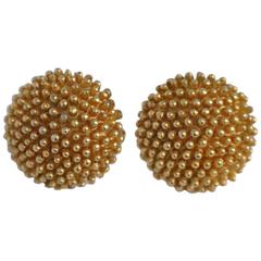 Boucher Gilded Gold Vermeil Elegant Ear Clips 4