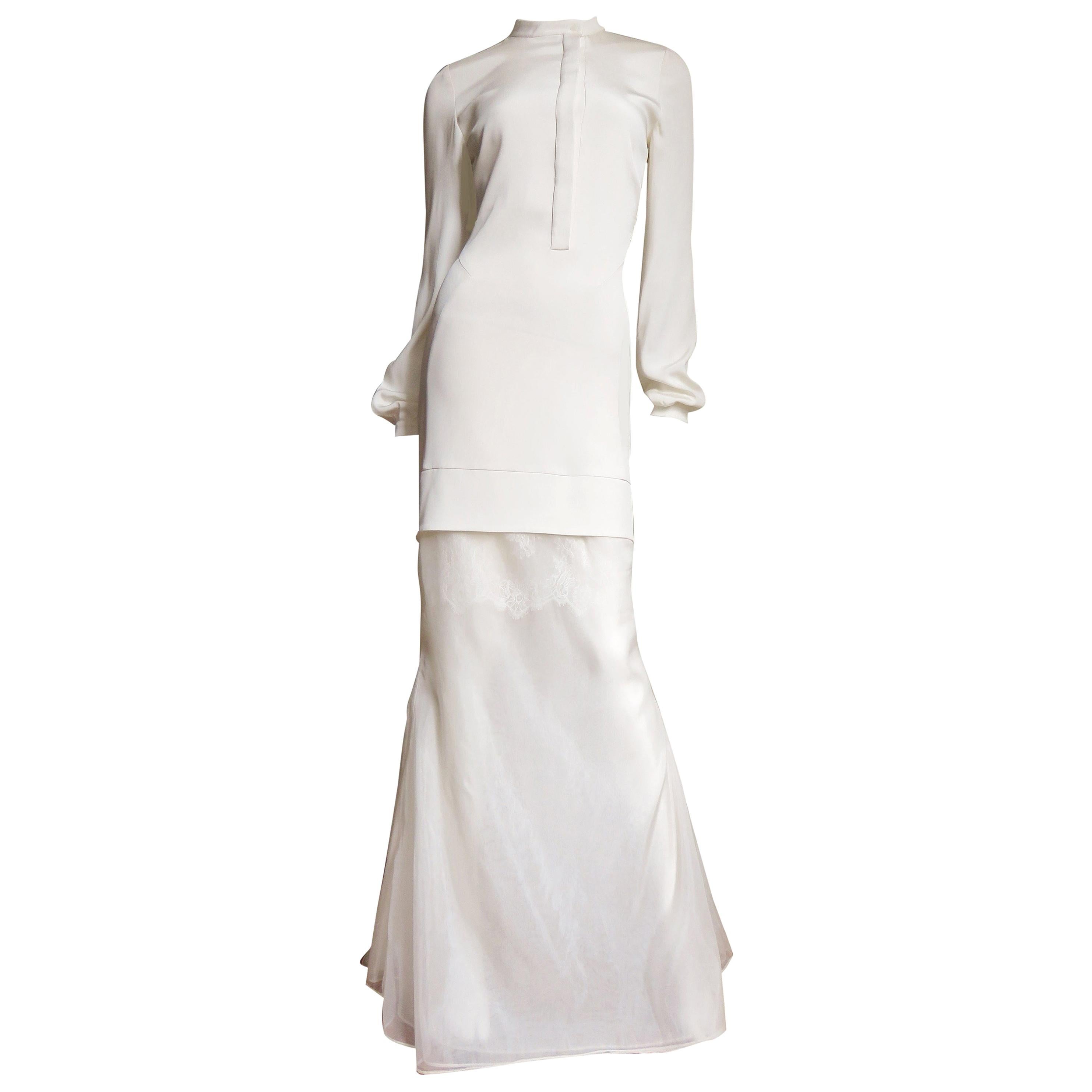 Antonio Berardi New Silk Maxi Dress For Sale
