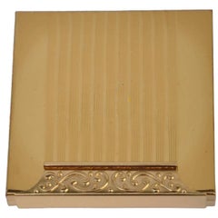 Avon Detailed Gold-Plated Compact Case