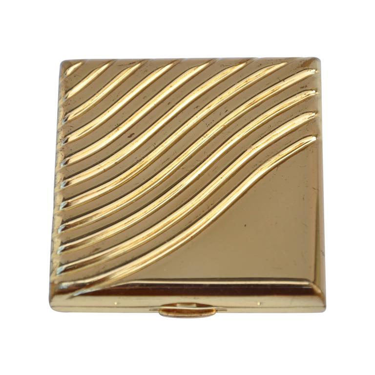Estee Lauder Gilded Gold "Swirl" Compact