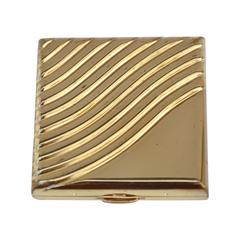 Vintage Estee Lauder Gilded Gold "Swirl" Compact