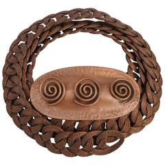 Renoir Gilded Copper Multi Chain Link Adjustable Hook Belt 5