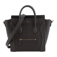 Celine Luggage Bag Grainy Leather Nano