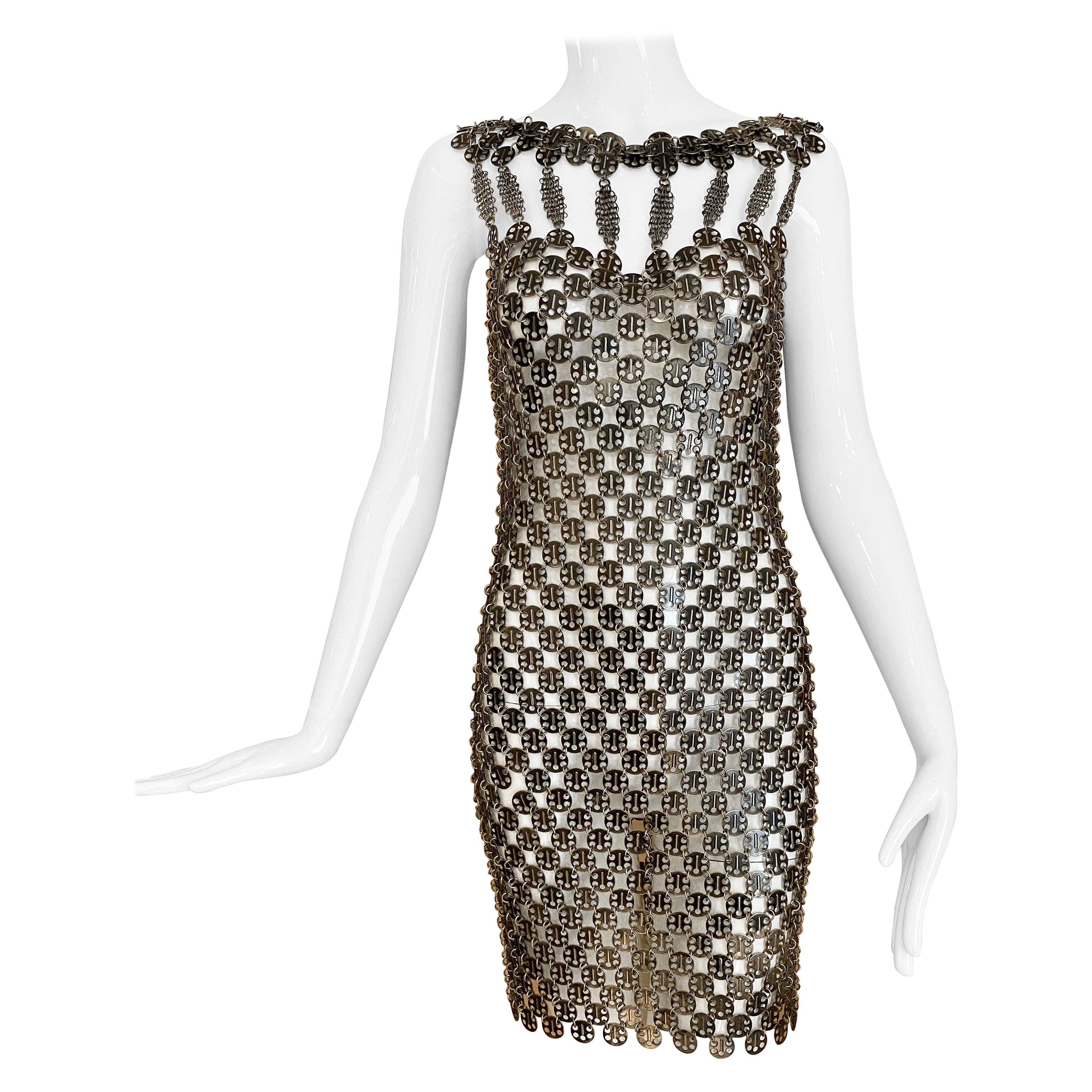 paco rabanne mesh dress