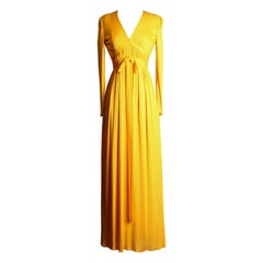 1970s Elinor Simmons for Malcolm Starr Silk Jersey Dress