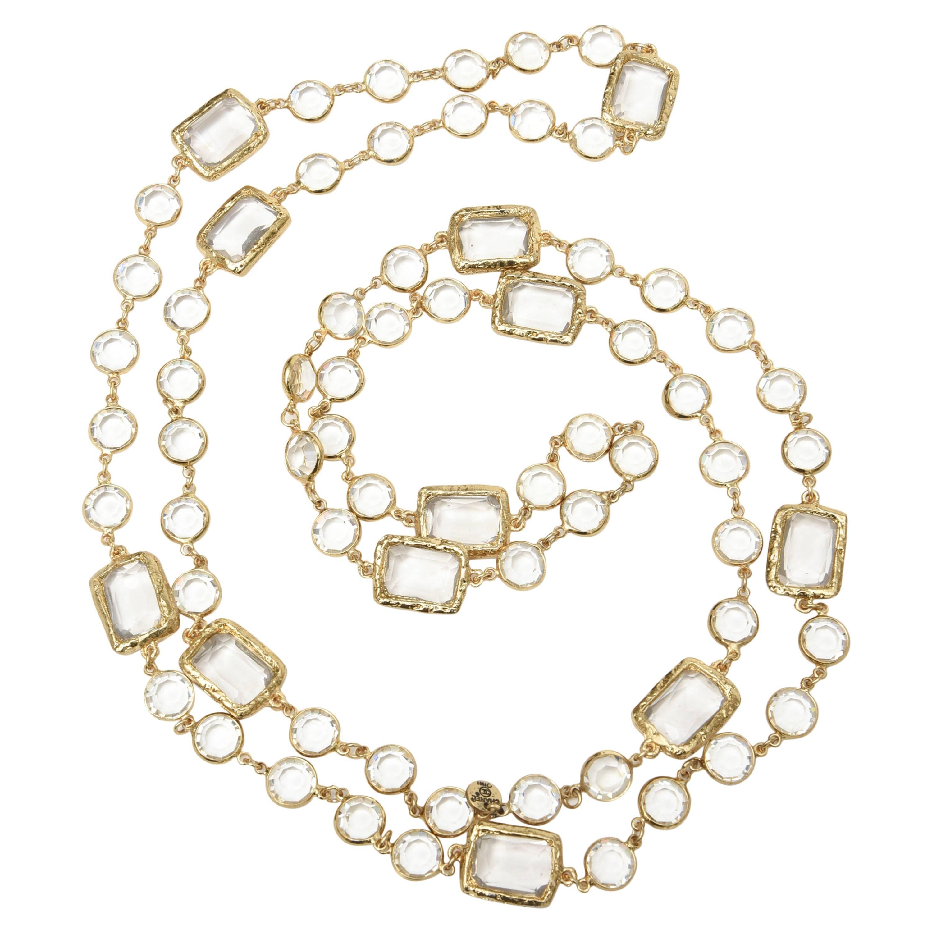 Chanel Chicklet Sautoir Necklace