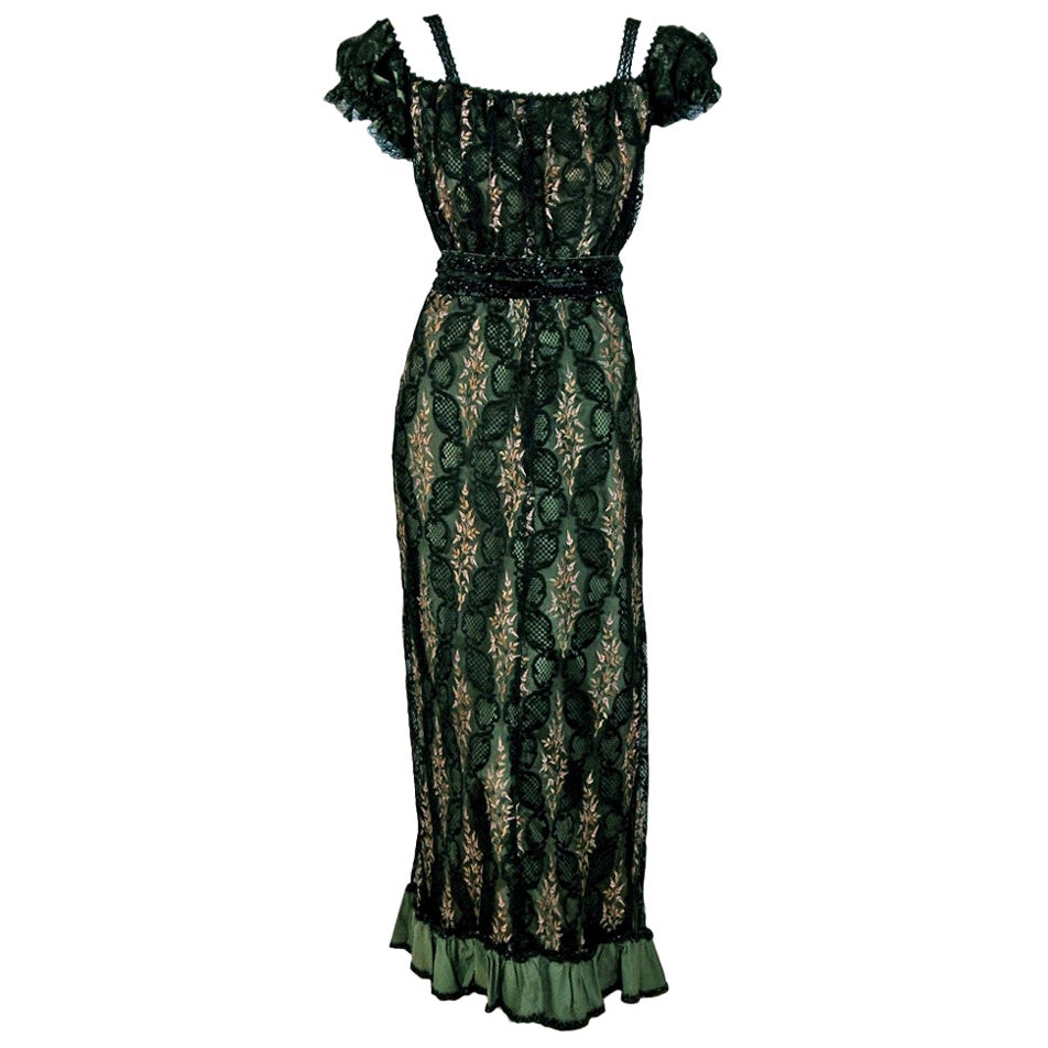 1940s Burgundy velvet dress at 1stDibs