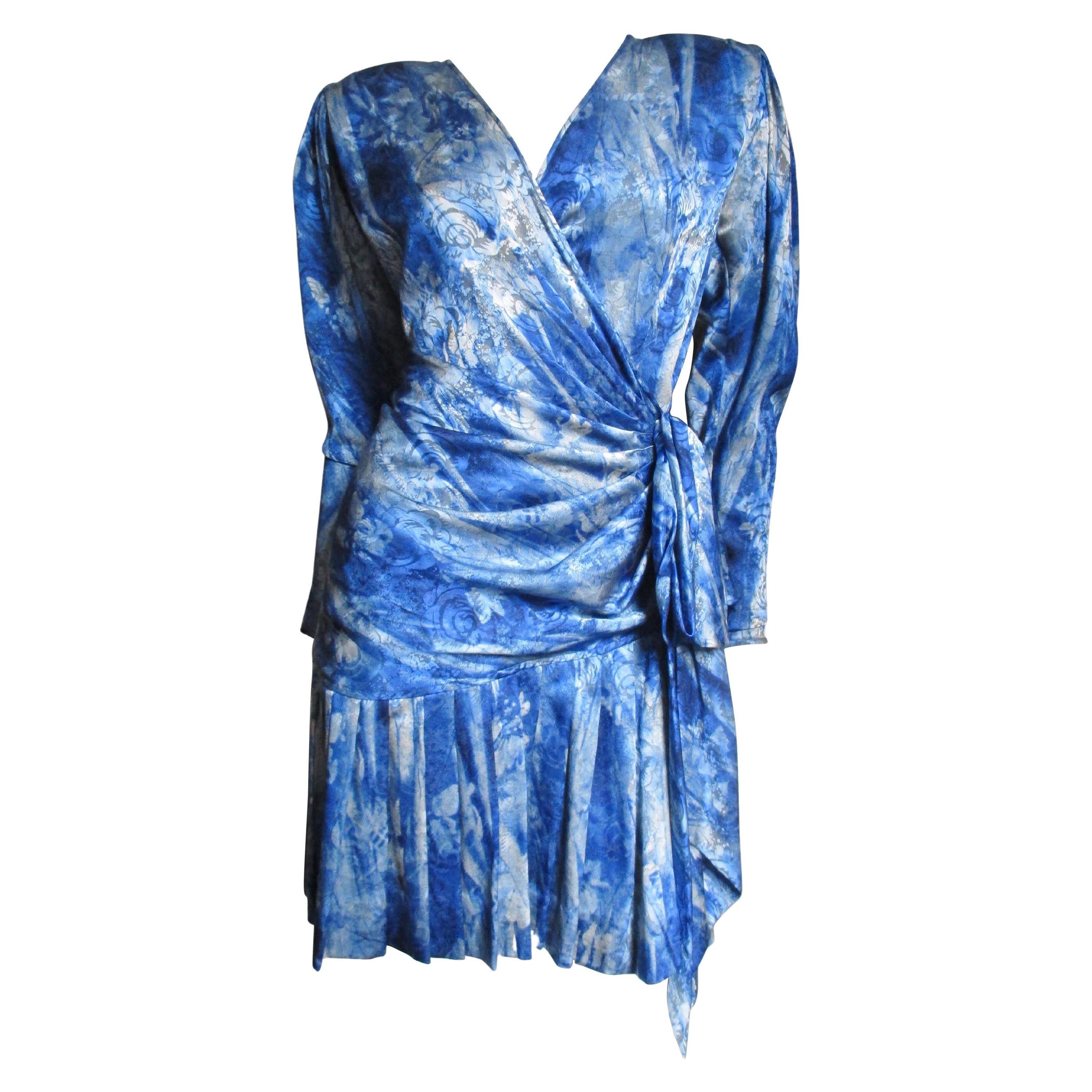 Vintage Emanuel Ungaro Silk Dress, 1990s For Sale at 1stDibs