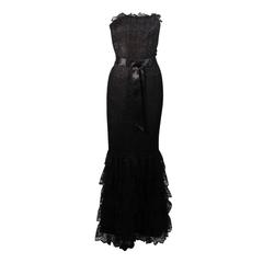 Elizabeth Mason Couture Lace Convertible Gown to Cocktail Dress Made to Order 12