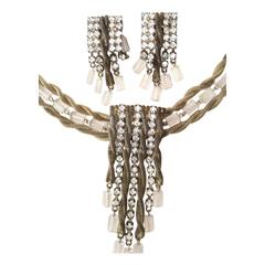 Extremely Rare 3 Piece Scassi Necklace with Matching Earrings 7