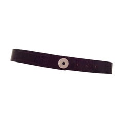 Asprey Purple Alligator Belt