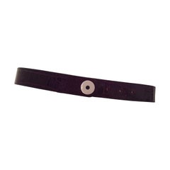 Asprey Purple Alligator Belt 