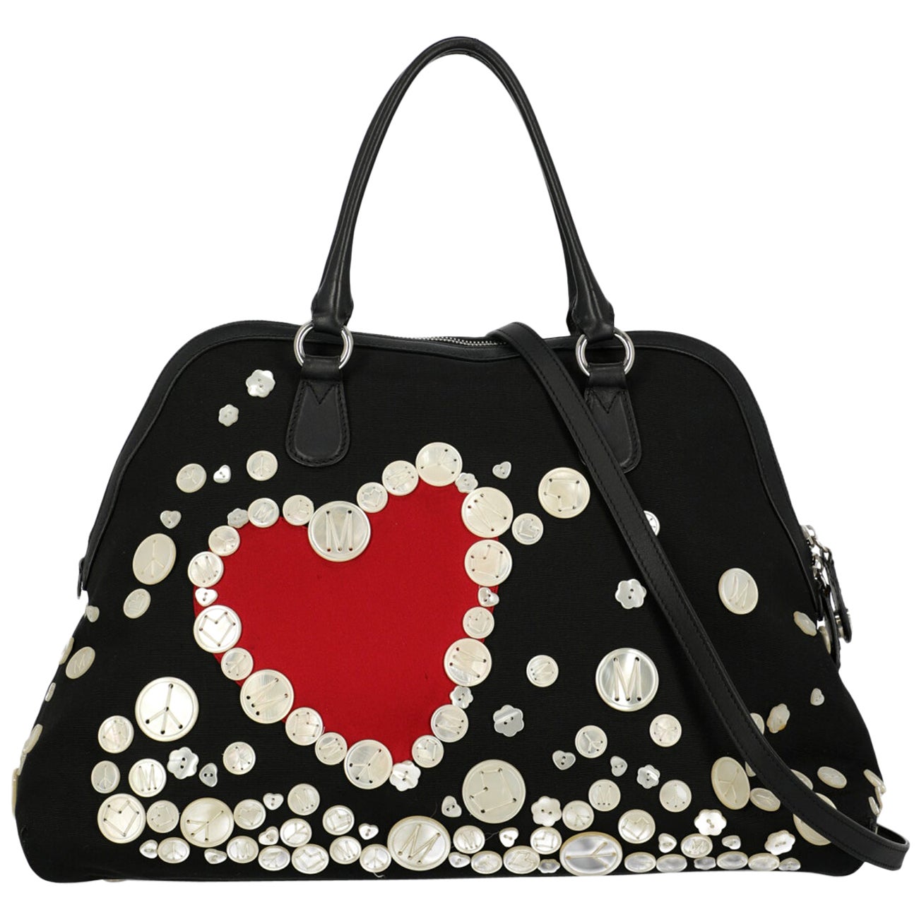 black moschino changing bag