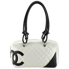 Chanel  Cambon Bowler Bag Quilted Leather Medium
