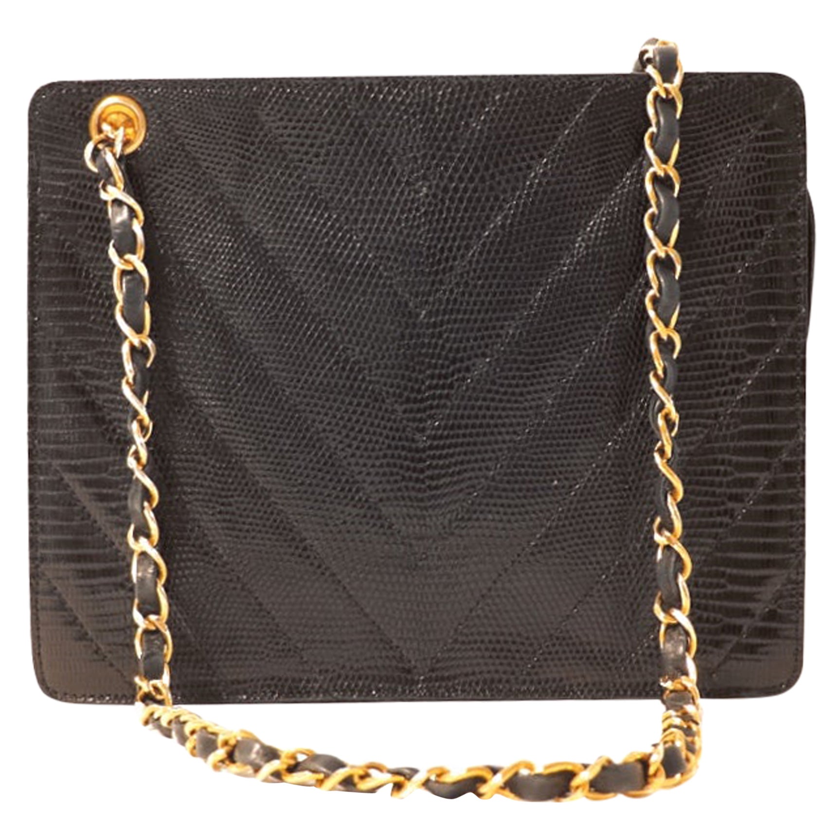 Chanel Vintage Classic Single Flap Bag Vertical Quilt Lambskin Jumbo at