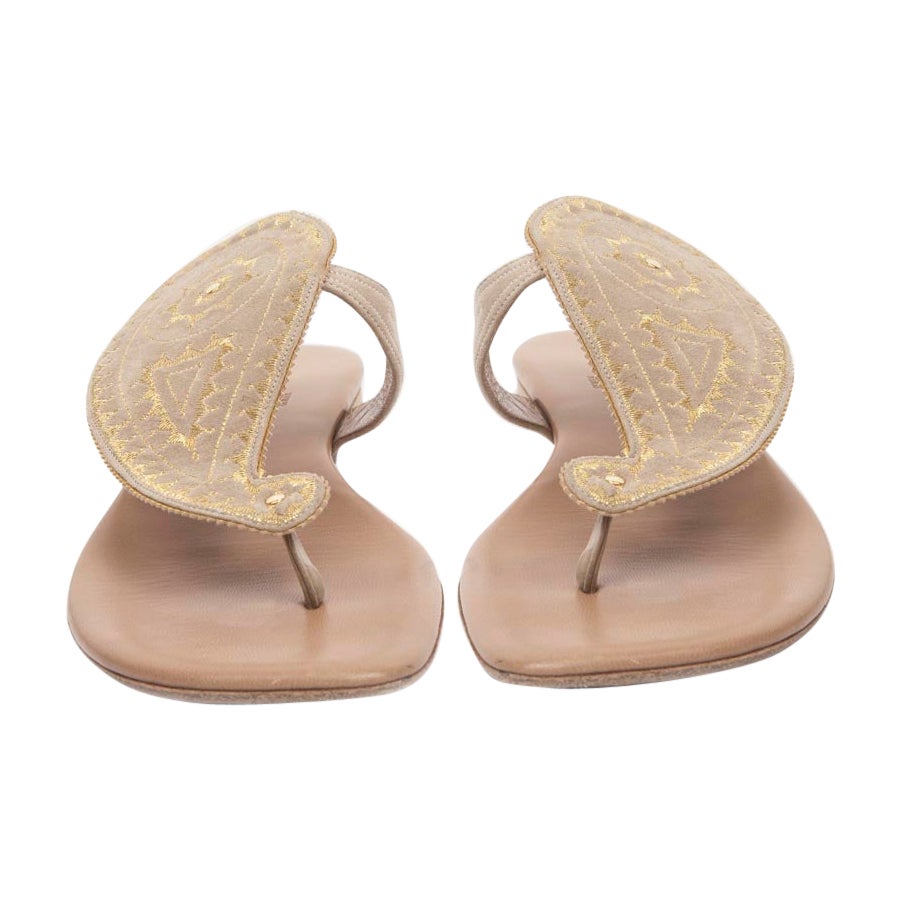 hermes yellow oran sandals