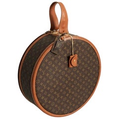 Vintage Louis Vuitton x The French Company Boite Chapeaux Round Hat Box 45cm Travel Bag