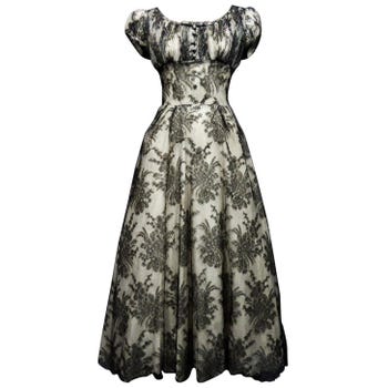 Christian Dior Lace Couture Gown, ca. 1950