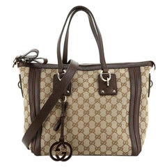 Gucci GG Charm Convertible Tote GG Canvas Medium