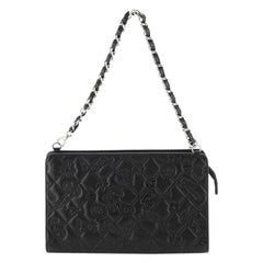 Chanel Lucky Symbols Pochette Embossed Quilted Lambskin Small
