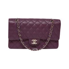 Chanel Purple Quilted Maxi Classic 2.55