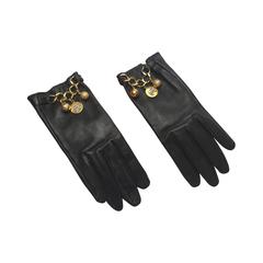 Rare Vintage Hermes Charm Gloves.