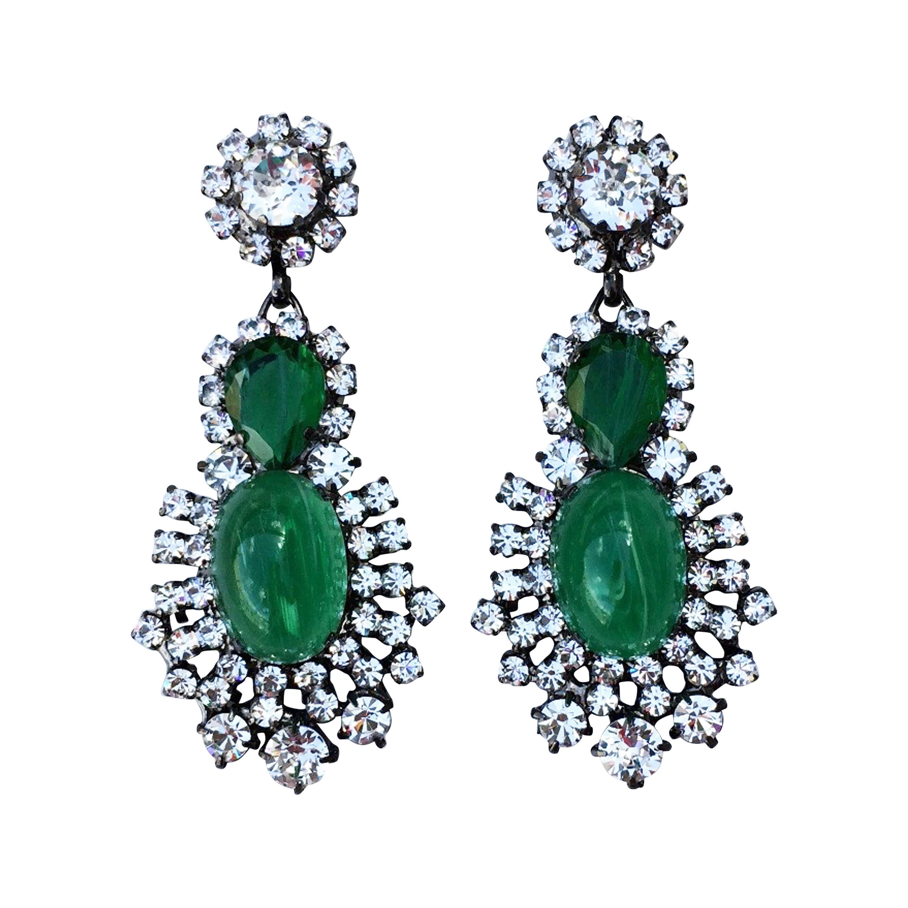 Alan Anderson Couture Crystal Ear Drops