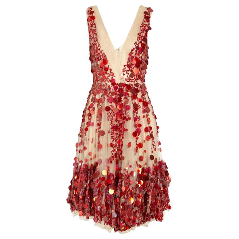 VALENTINO Embellished Tulle Dress as seen on JENNIFER LOPEZ