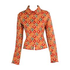 Azzedine Alaia Patterned Wool Jacket 11