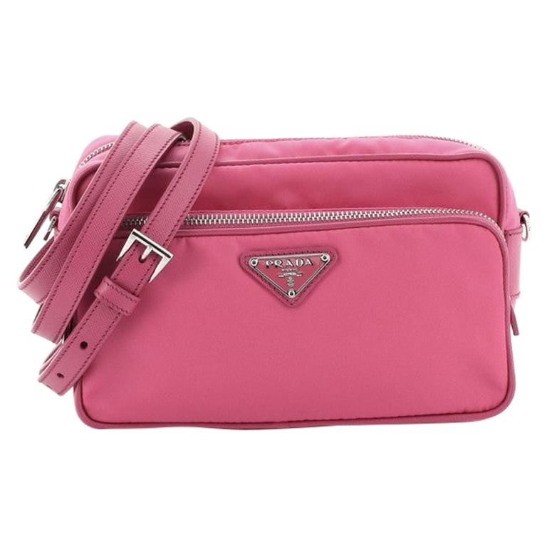 Prada Front Pocket Crossbody Bag Tessuto Small at 1stDibs