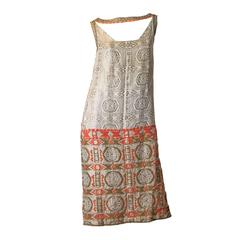 Embroidered 1920s Lamé Dress 10