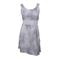 Marni Watercolor Print Cotton Mini Dress