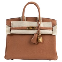 Hermès Birkin 25 Veau Togo Gold GHW