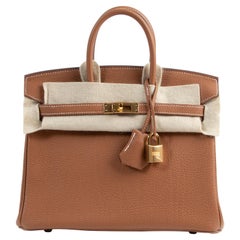 Hermès Birkin 25 Gold Togo GHW - Designer WishBags