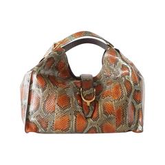 GUCCI bag Stirrup hardware python large tote sold out colour nwt