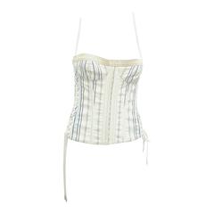 2000s Dolce & Gabbana multicoloured corset