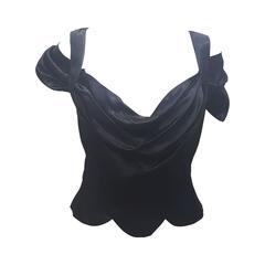 1990s Vivienne Westwood black corset